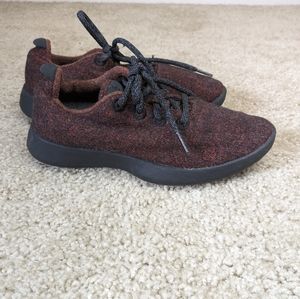 Allbirds red wool runners sneakers size 7